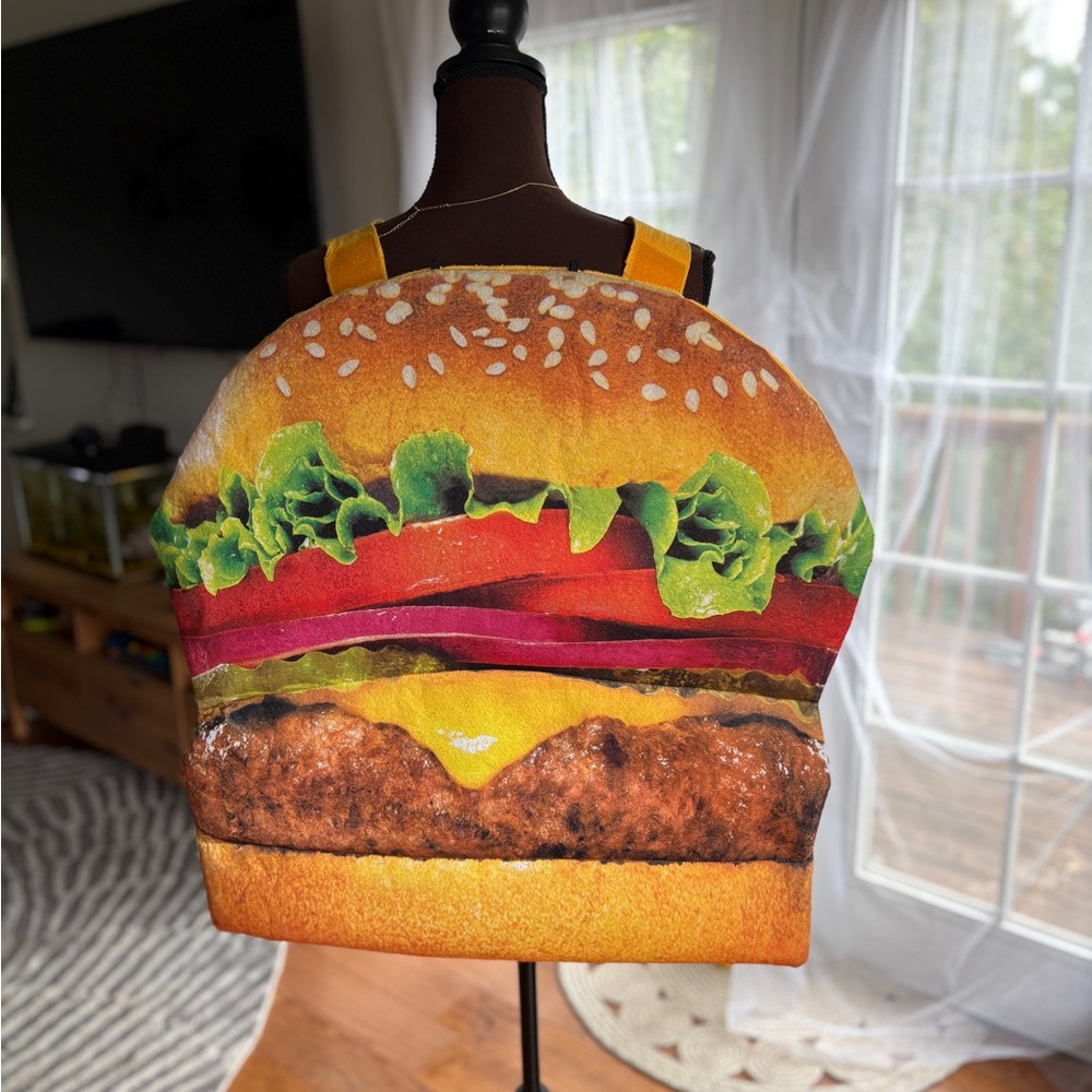 Burger Over Head Halloween Costume